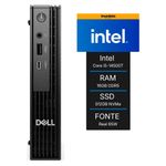 mini computador dell optiplex micro qcm1250 intel core i5 14ª geração 16gb ssd 512gb windows 11 pro (mp)