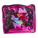 patins unitoys inline nº 34-37 rosa (mp)