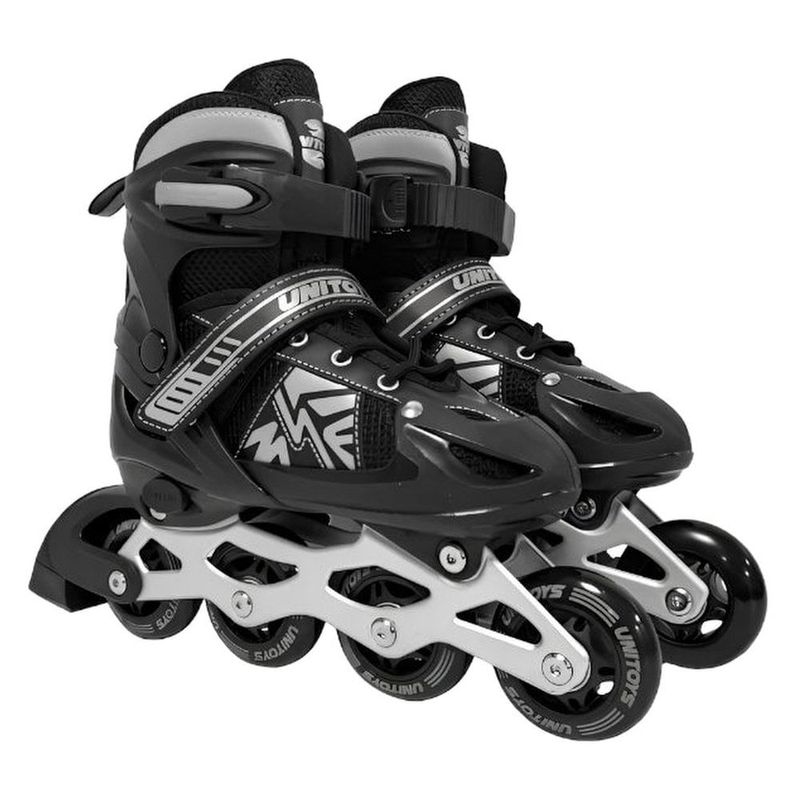 patins unitoys inline nº34/37 preto (mp)