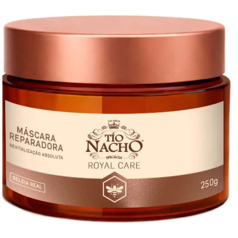 máscara reparadora royal care tío nacho geleia real 250g