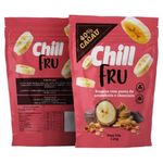 banana congelada com amendoim e cobertura de chocolate chilli fru 110g