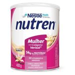 suplemento alimentar nestlé nutren mulher sabor baunilha 400g