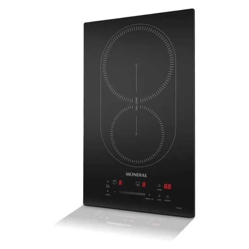 cooktop de indução 2 bocas mondial 220v cti-02 (mp)
