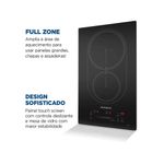 cooktop de indução 2 bocas mondial 220v cti-02 (mp)