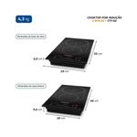 cooktop de indução 2 bocas mondial 220v cti-02 (mp)