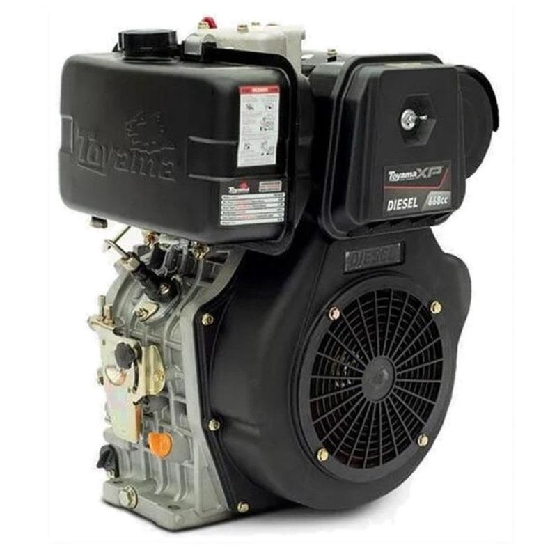 motor estacionário diesel toyama tde160exp 16hp 668cc partida elétrica (mp)