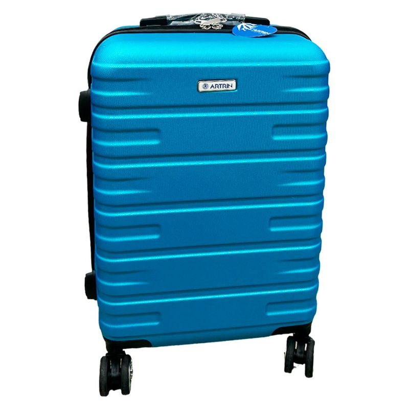 mala de viagem artrin com rodas puxador e cadeado 10kg azul t20 (mp)