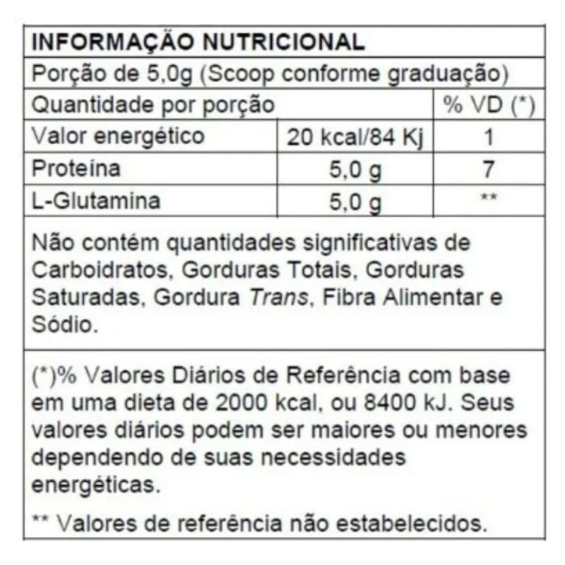 glutamine 100% pure new millen 300g (mp)