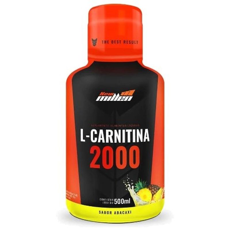 l-carnitina 2000 new millen abacaxi 500ml (mp)