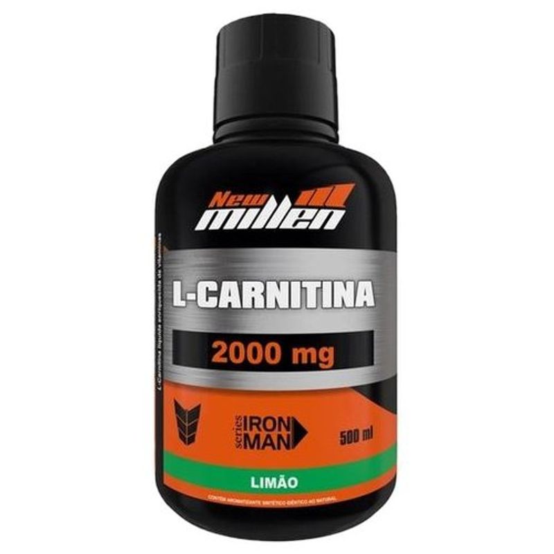 l-carnitina 2000 new millen limão 500ml (mp)
