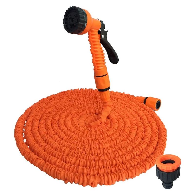 mangueira flexível para jardim xiongzhi 7,5 metros laranja e-bi