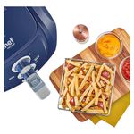 fritadeira elétrica air fryer polishop 127v afs-01-bl (mp)