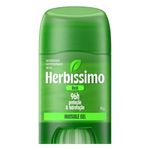 desodorante antitranspirante herbíssimo invisible gel rush proteção & hidratação 45g