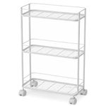 carrinho organizador para cozinha yiwu 3 andares branco le25930-15 e-bi