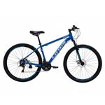 bicicleta cairu aro 29 lotus cxr 17.5 21v alumínio azul e branco (mp)