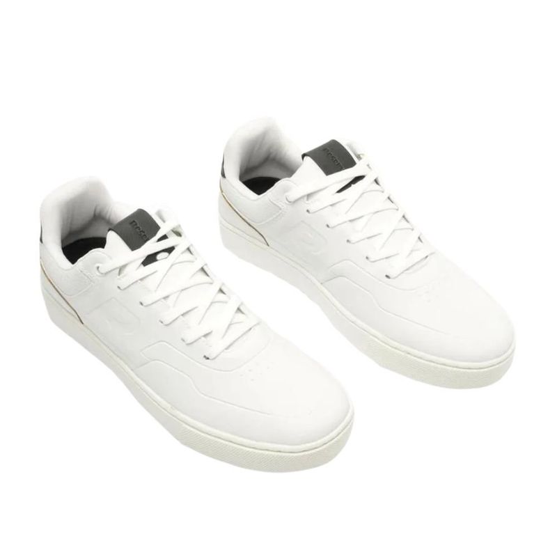 tênis casual masculino n°43 reserva outliner branco e preto (mp)