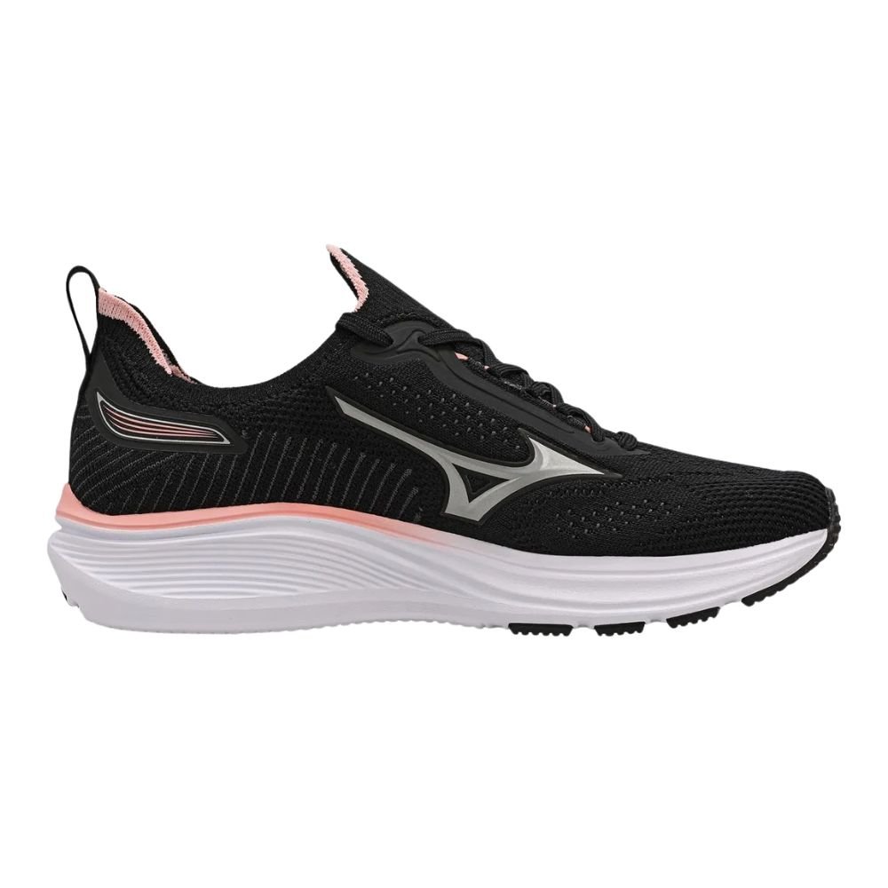 Tênis Corrida Feminino N°38 Mizuno Cool Ride 3 Preto E Rosa (MP)