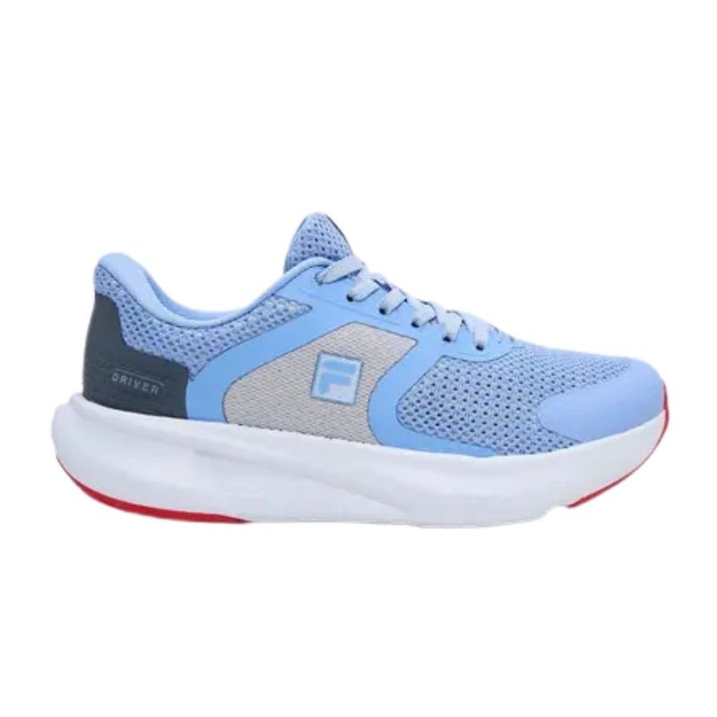 tênis treino feminino n°34 fila driver azul e cinza (mp)