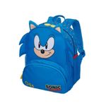 mochila escolar sonic tiny 12" 31cm azul (mp)
