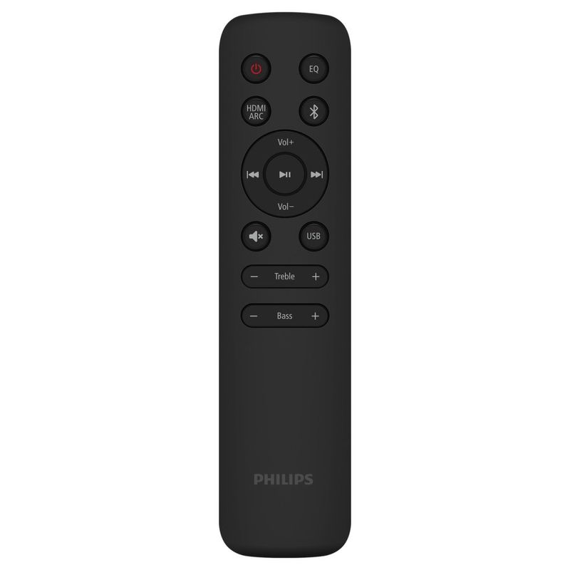 soundbar philips 2.0 60w hdmi-arc bluetooth 5.4 tab4000/78