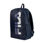 mochila fila cut logo letter 18l azul marinho (mp)
