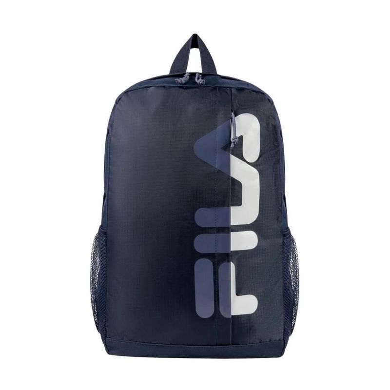 mochila fila cut logo letter 18l azul marinho (mp)