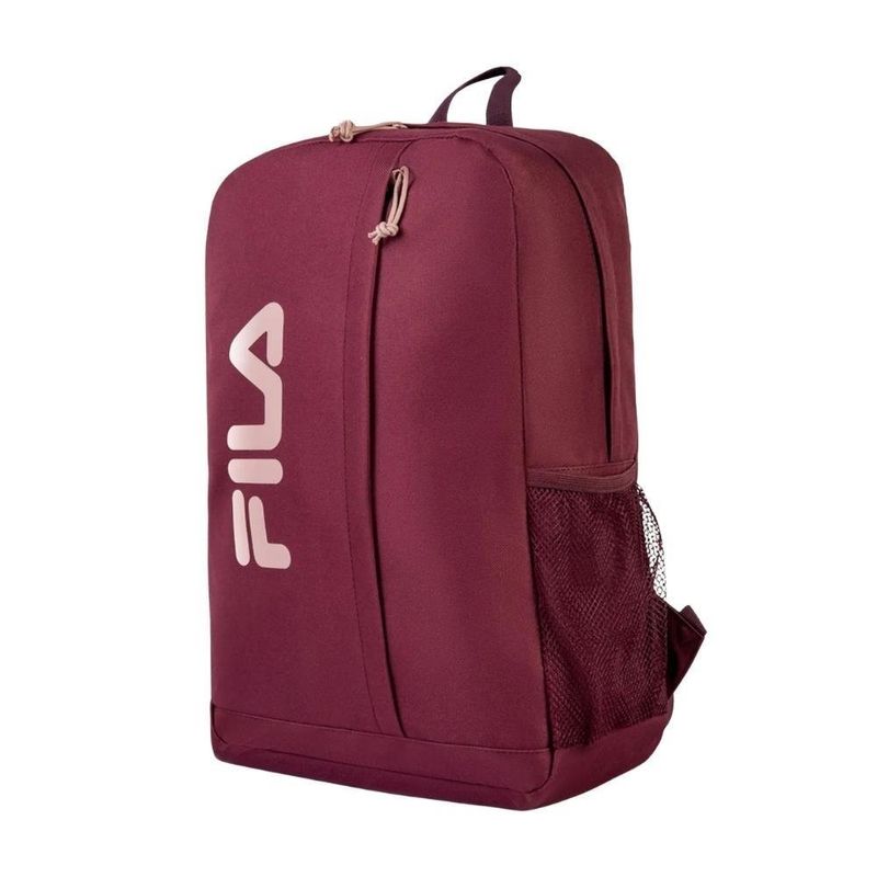 mochila fila basic letter 18l vinho (mp)