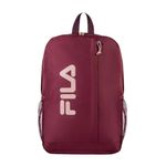 mochila fila basic letter 18l vinho (mp)