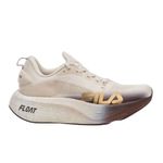 tênis de corrida masculino n° 39 fila float maxxi 2 pro bege e marrom (mp)