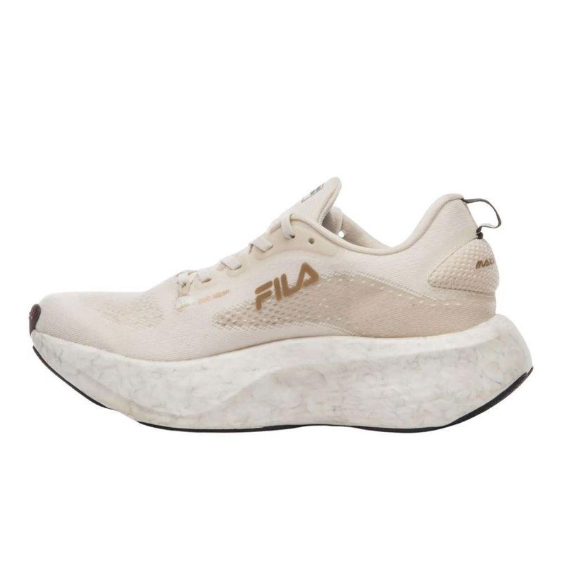 tênis de corrida masculino n° 39 fila float maxxi 2 pro bege e marrom (mp)