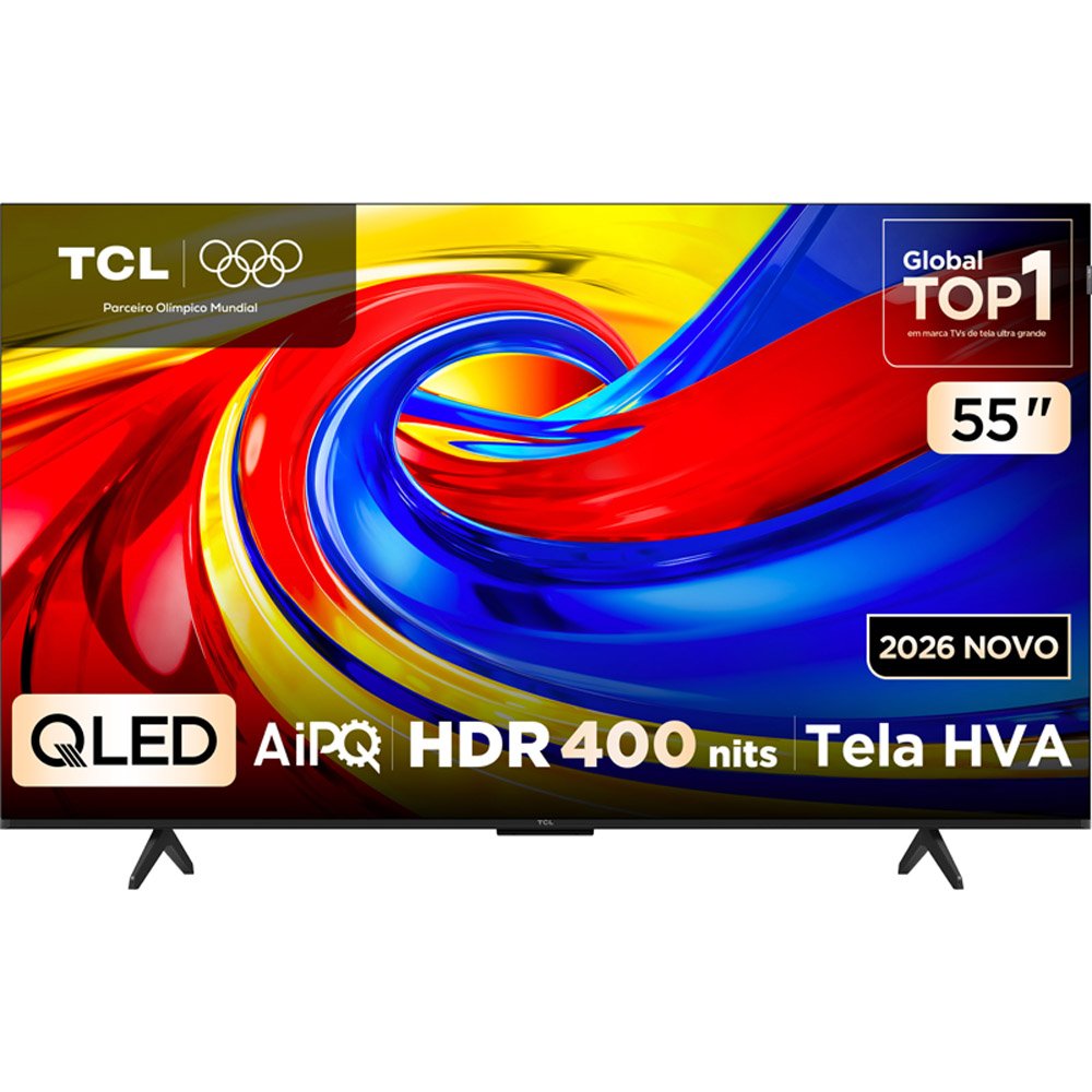 Smart Tv 4K 55" TCL QLED Google Tv 55P7L