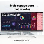 monitor led 29" lg ultrawide ips full hd 75hz hdr10 hdmi displayport 29wk600-w (mp)