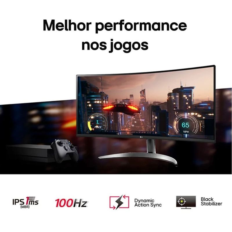 monitor led 29" lg ultrawide ips full hd 75hz hdr10 hdmi displayport 29wk600-w (mp)