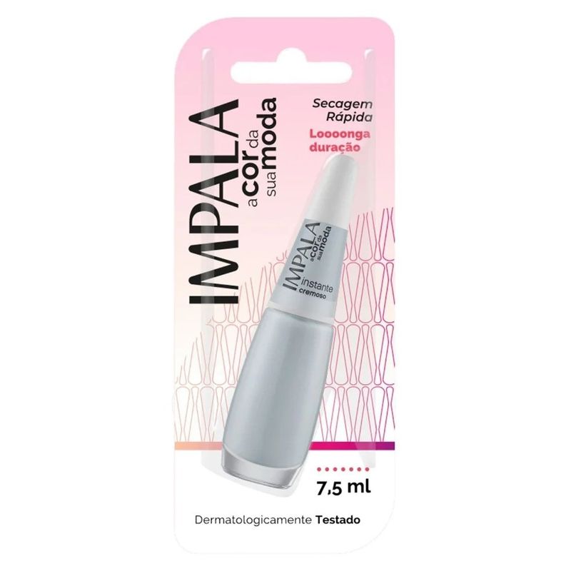 esmalte cremoso impala a cor da moda instante 7,5ml