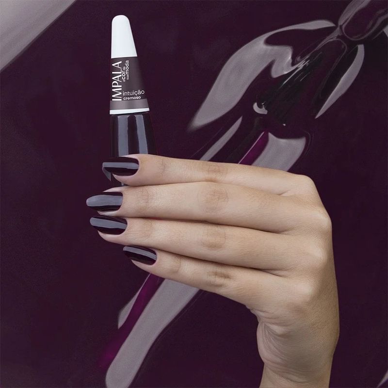 esmalte cremoso impala a cor da moda intuição 7,5ml