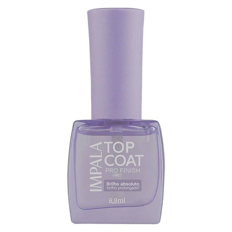 esmalte impala top coat pro finish brilho absoluto 8,8ml