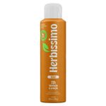 desodorante antitranspirante aerosol herbíssimo zero alumínio velvet 150ml