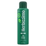 desodorante antitranspirante aerosol herbíssimo zero alumínio forest 150ml