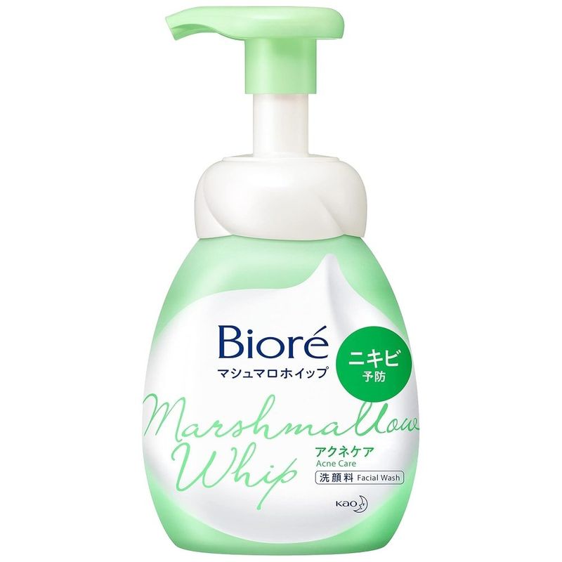 espuma de limpeza facial biore marshmallow whip acne care 150ml