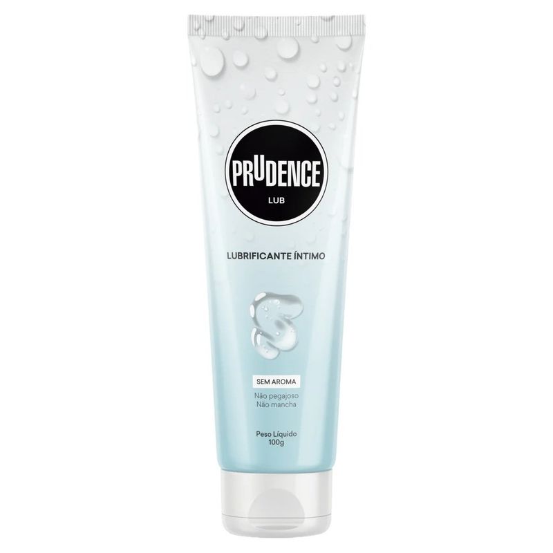 gel lubrificante íntimo prudence sem aroma 100g