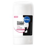 desodorante antitranspirante nivea black & white invisible clear dual shield 54g
