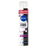 desodorante antitranspirante aerosol nivea black & white authentic 200ml