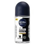 desodorante roll-on nivea men black & white epic night 50ml