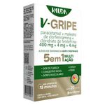 v-gripe valda 5 em 1 multi ação paracetamol + clorfeniramina + fenilefrina 20 cápsulas eurofarma