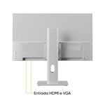 monitor get 23.8" full hd 120hz hdmi vga branco 72667 (mp)