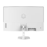 monitor gamer curvo pcyes quartzo q23c 23.8" full hd 100hz branco pmgq23c100wg (mp)