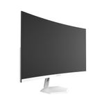 monitor gamer curvo pcyes quartzo q27 27" full hd 100hz branco pmgq27c100wg (mp)