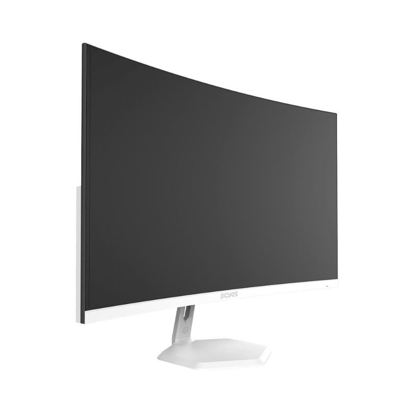 monitor gamer curvo pcyes quartzo q27 27" full hd 100hz branco pmgq27c100wg (mp)