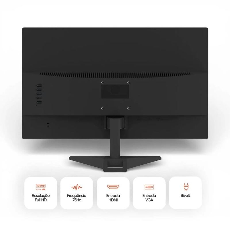 monitor tcn 23" full hd 75hz hdmi vga 73002 (mp)