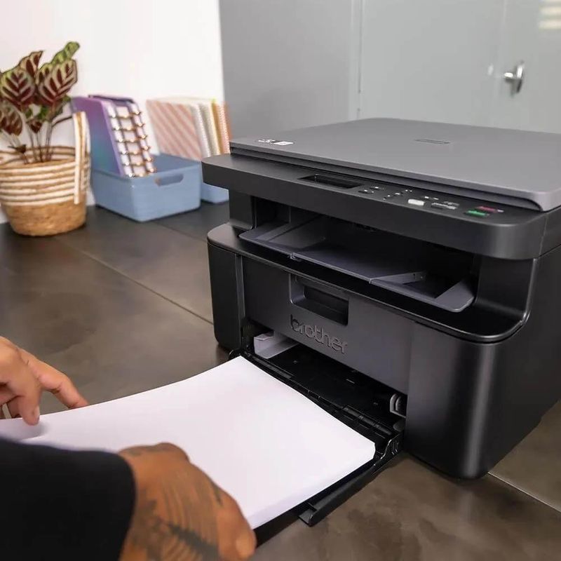 impressora multifuncional laser brother dcp-l1632w usb wi-fi 110v (mp)